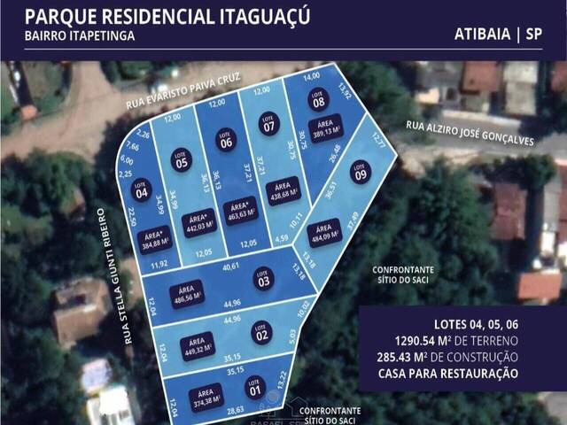 #TE00559 - Terreno para Venda em Atibaia - SP
